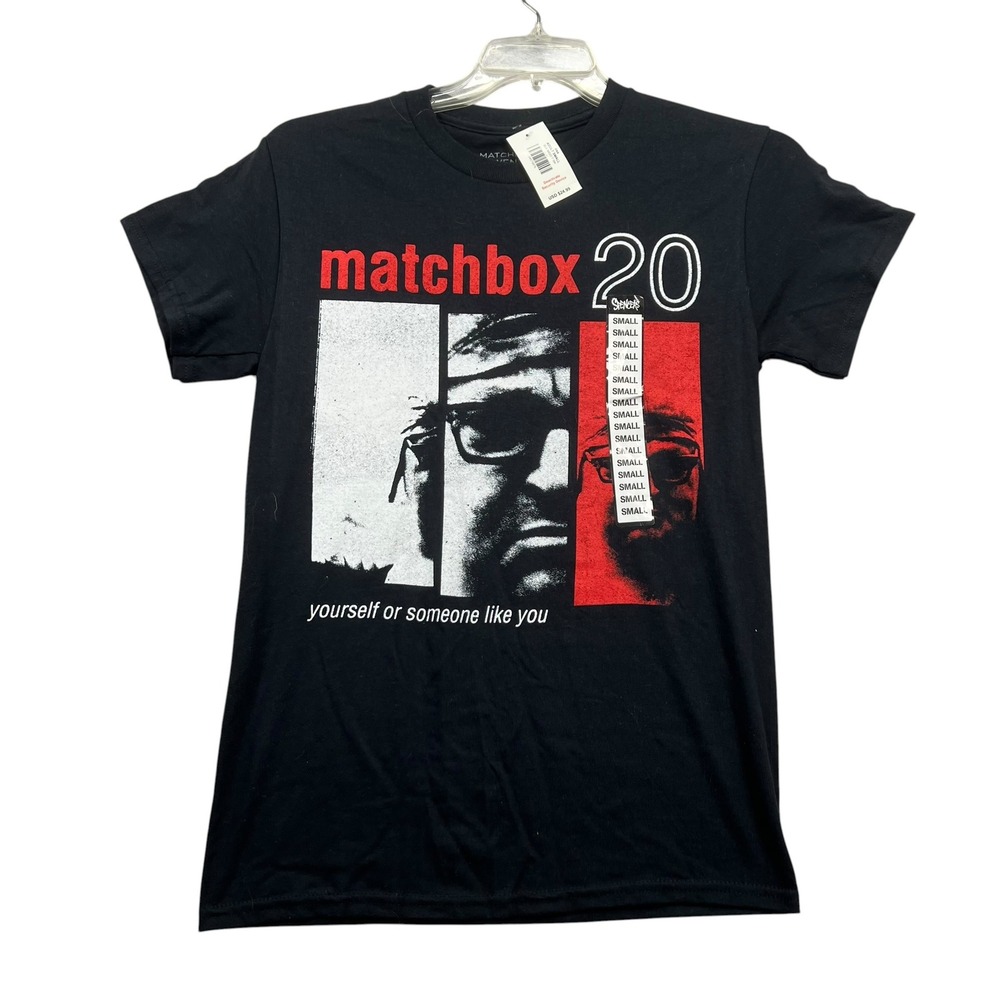 Matchbox Twenty T-Shirt Adult Small Black Yourself Or Someone Like You Band Tee